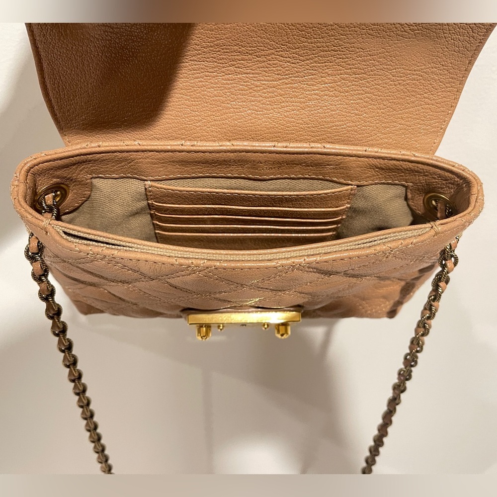 ❤️‍🔥 MARC JACOBS The Single Baroque Quilted Small Bag, Nude - Picture 6 of 10